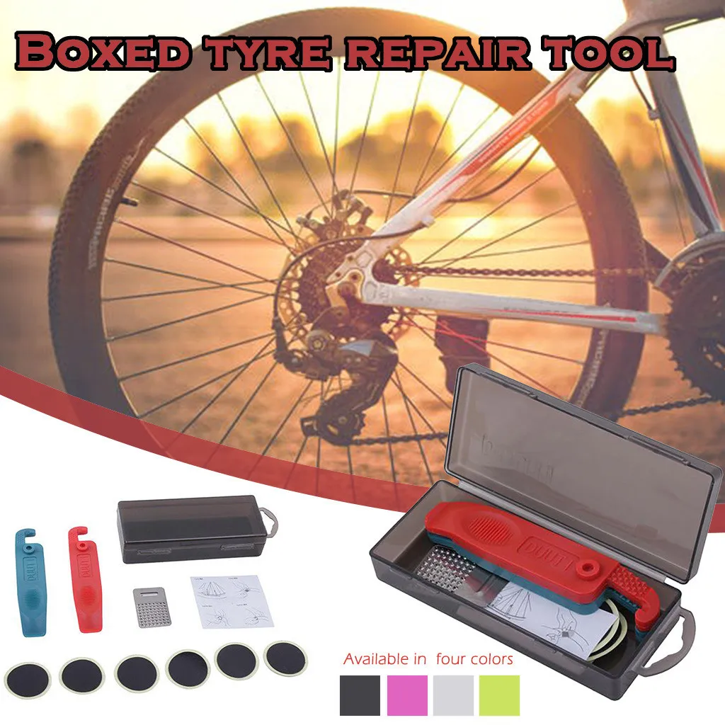 Авто банден репарация набор инструментов Reparatie для ремонта велосипеда коробка