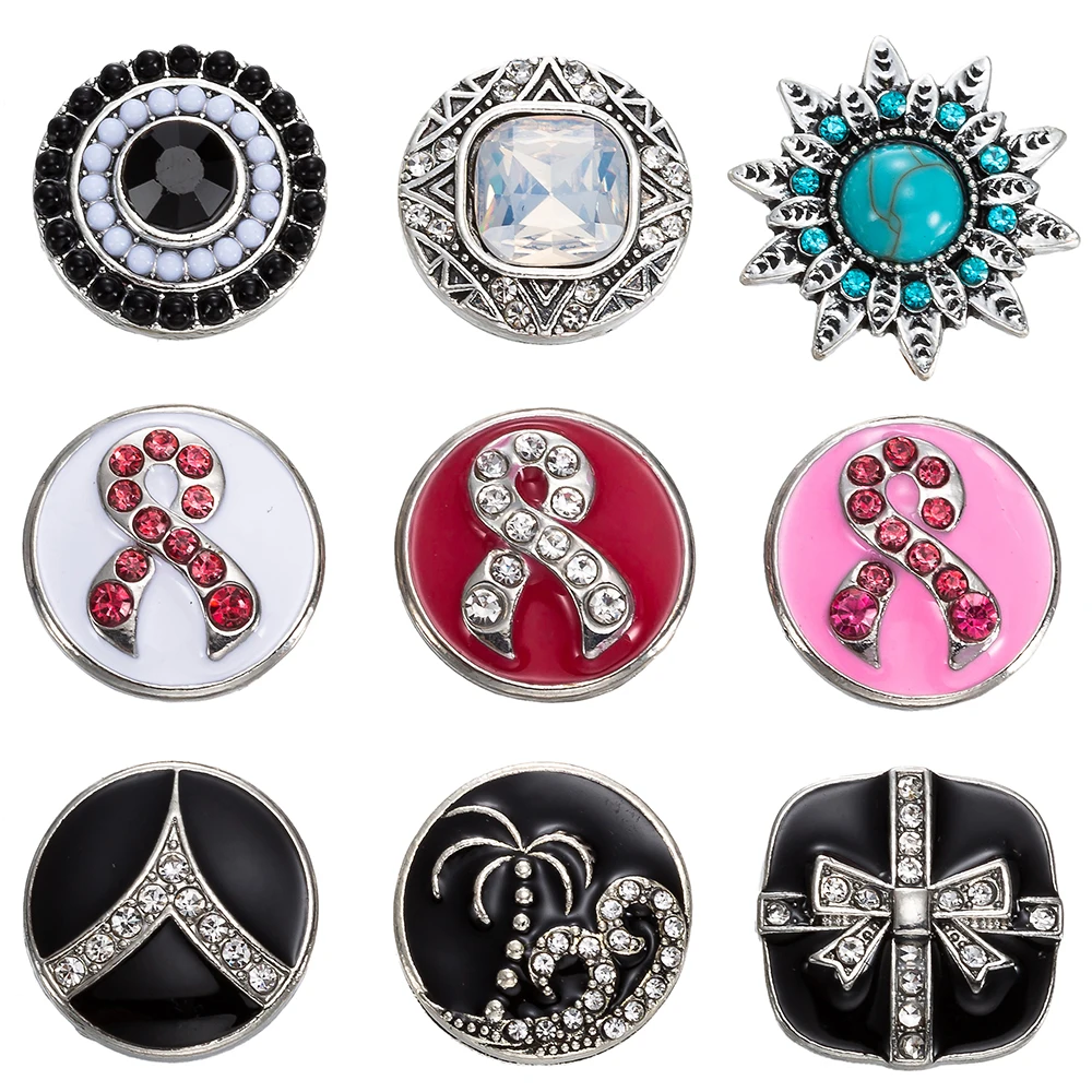 Новая уникальная красная лента металлическая застежка Кнопка ювелирные изделия