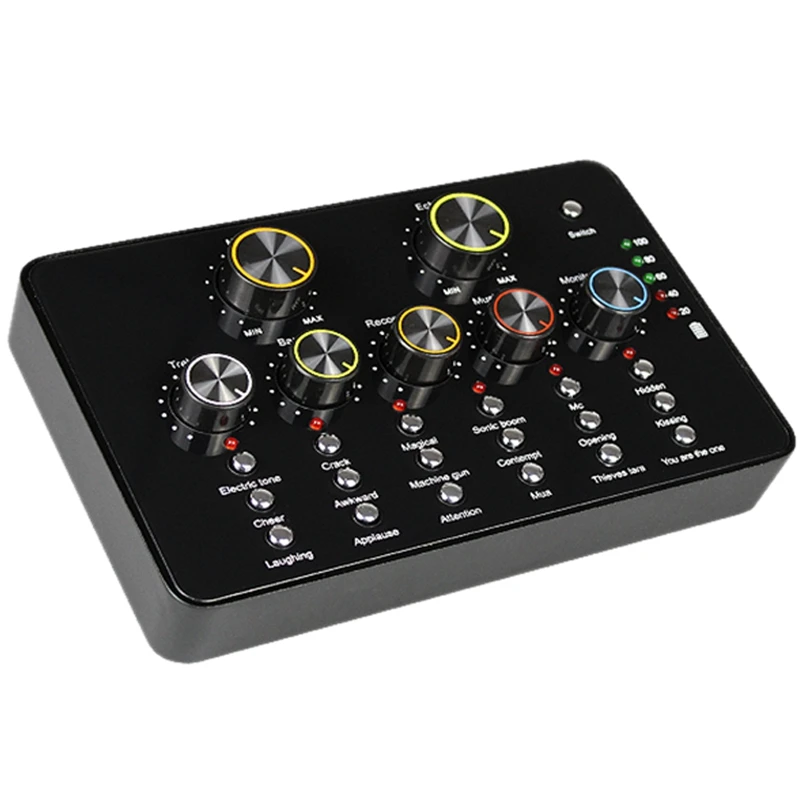 V10 отдельная звуковая карта Мобильный телефон Компьютер караоке якорь Live