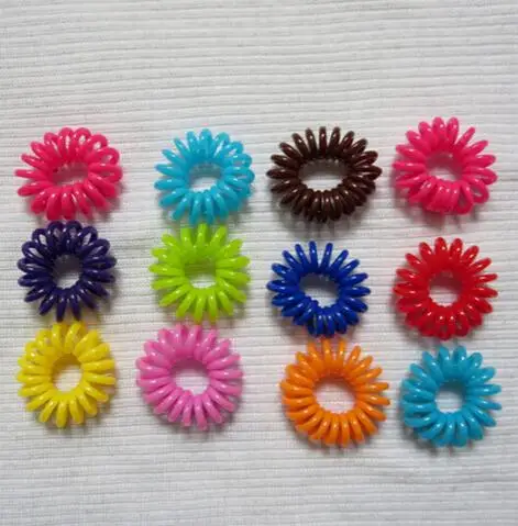 5 шт. милые эластичные резинки для волос силиконовые держатель телефонного шнура