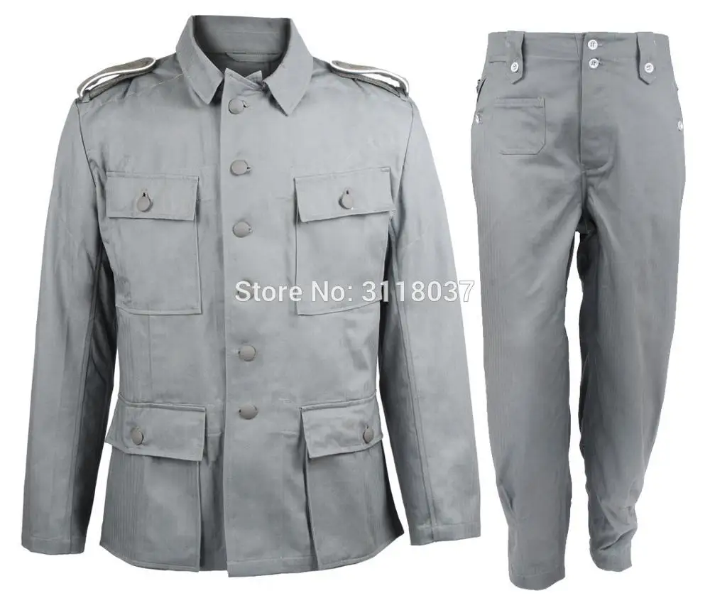 Немецкая армия Второй мировой войны HEER EM HBT M43 полевая туника и брюки Вторая