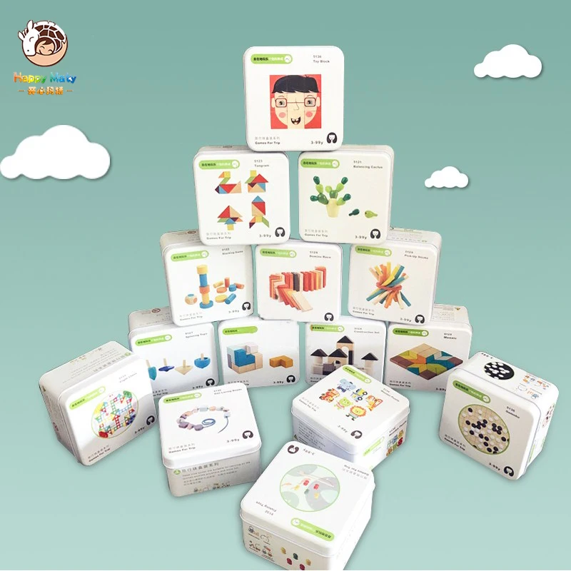 

Children's Puzzle Building Blocks Early Education Disassembly Toys Wooden Box Puzzle for 3-6 Years Old Kids Toy Gifts