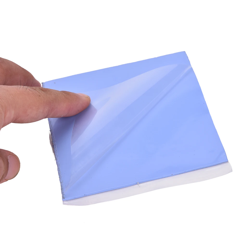 Синяя Теплопроводящая силиконовая прокладка для охлаждения процессора 100 мм x 1 5 |