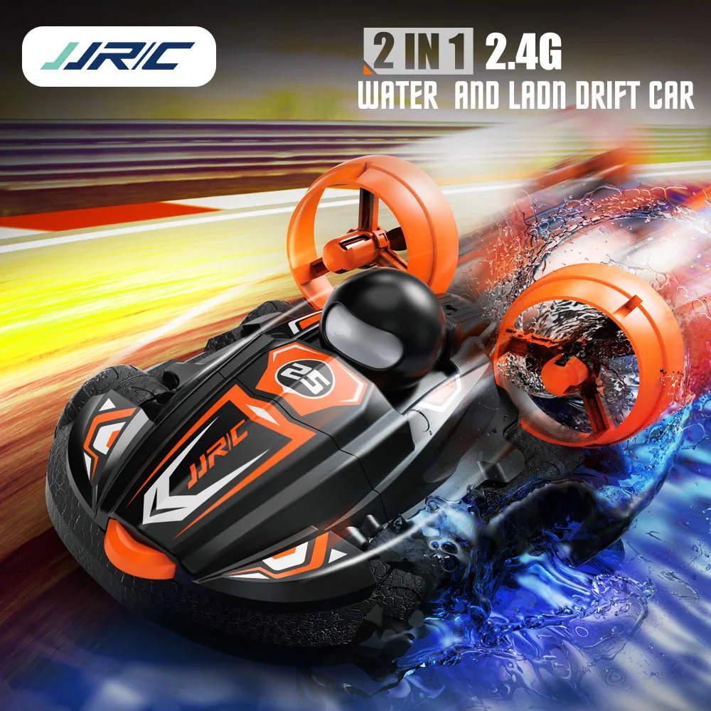 jjrc q86 2 в 1 земноводная лодка с дист