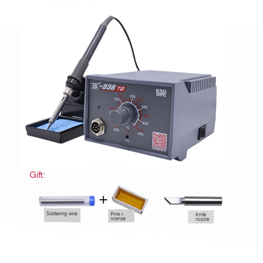 soldering station thermostat electric soldering iron lead-free 936 60W 936TB antistatic repair 1323 plug-in heating element