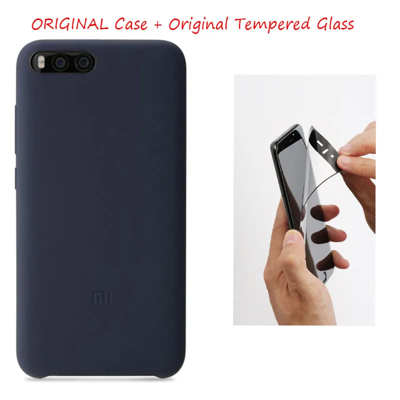 case black tempered Xiaomi Mi 6 Чехол ультра тонкий матовый силикон/кожа snapdragon 835 задняя крышка для Xiaomi Mi 6 m6 pro Стильный чехол - Цвет: case black tempered