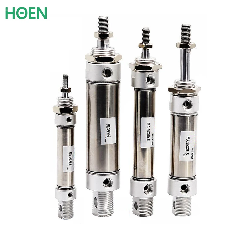 MA40 * 100 CA MA серии одинарный стержень двойного действия мини воздушный цилиндр