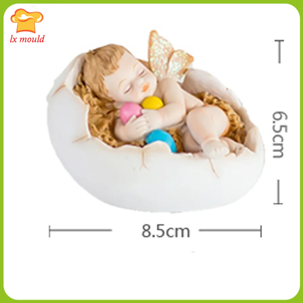 3D колыбель в виде яиц Детская подставка украшение сделай сам силиконовая форма