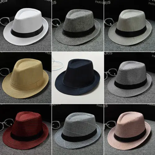 Фото Модная мужская и женская шляпа Fedora Trilby с широкими полями соломенная летняя Модная мужская и женская шляпа Fedora Trilby с широкими полями соломенная летняя
