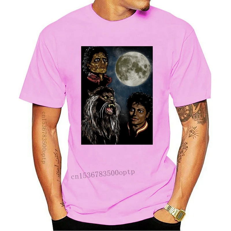 

New Micheal Jackson Thriller Werewolf Full Moon Unisex Black Ph51 T-Shirt Short-Sleeved Tee Shirt