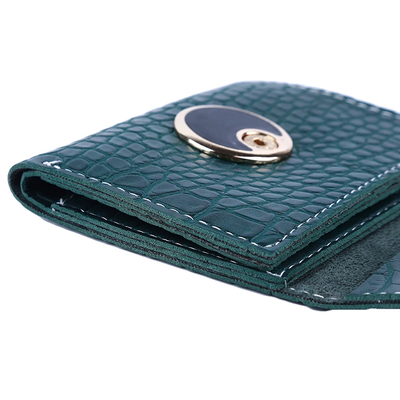 

Vintage Mini Wallet For Women Purse Card Holder Leather Business Card Holder Case For Women Wallet With Photo Window