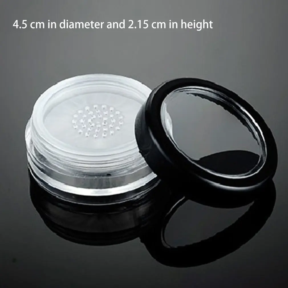 

10G 10ml Empty Loose Face Powder Blusher Puff Case Box Makeup Cosmetic Jars Containers with Sifter Lids Repacking box