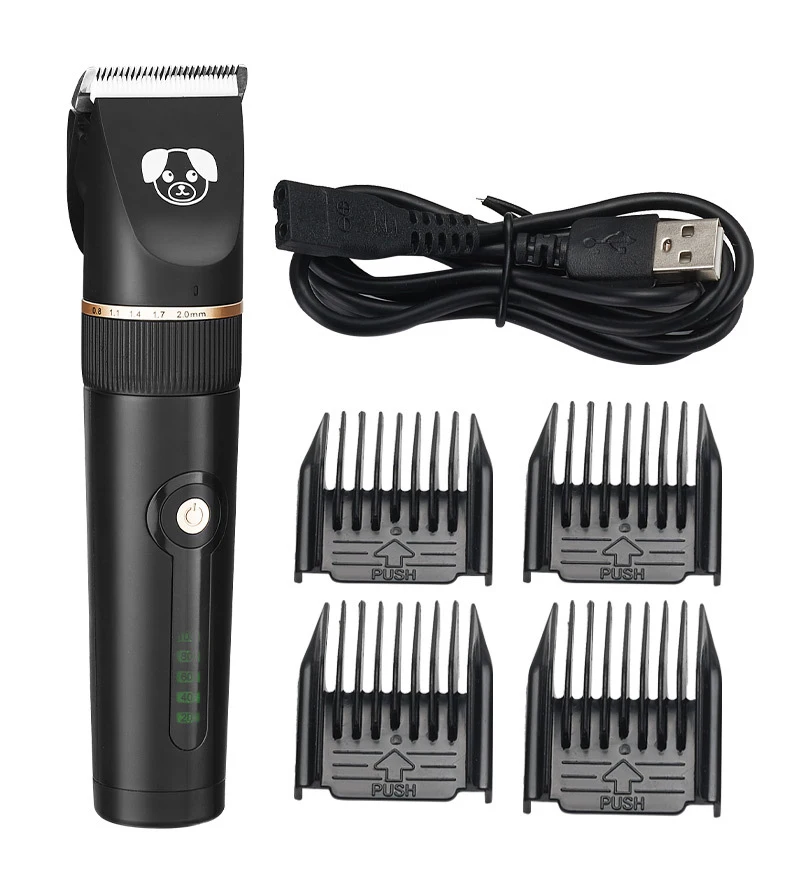 

Electric Hair Clipper Cordless Professional Rechargeable Hair Trimmer Electric Cutter Ceramic Blade 0.8mm-2mm Nozzle