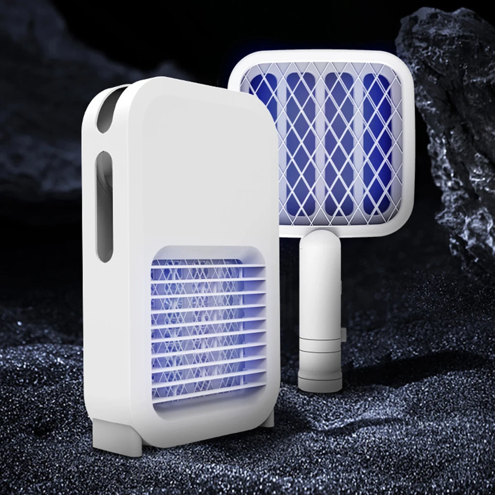 2 в 1 УФ лампа инсектицидная Лампа Электрическая Мухобойка ручной мухобойка USB