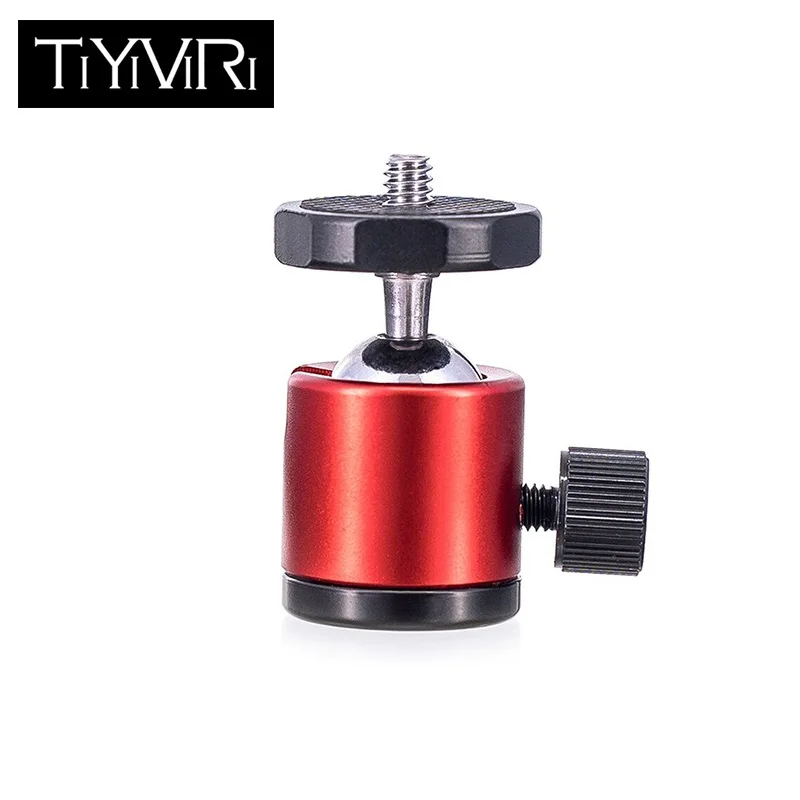 TiYiViRi Mini Ball Head 1/4&quot Mount for Camera Tripod ballhead Nikon Canon DSLR Dsr Stand camera tripod|Штативные головки| |