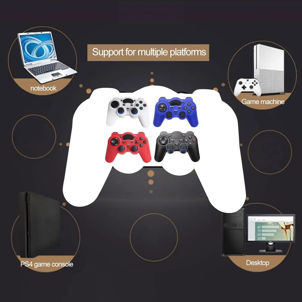 2 4G беспроводная ручка геймпад для Android телефона/ПК компьютера/PS3/TV Box Смартфон