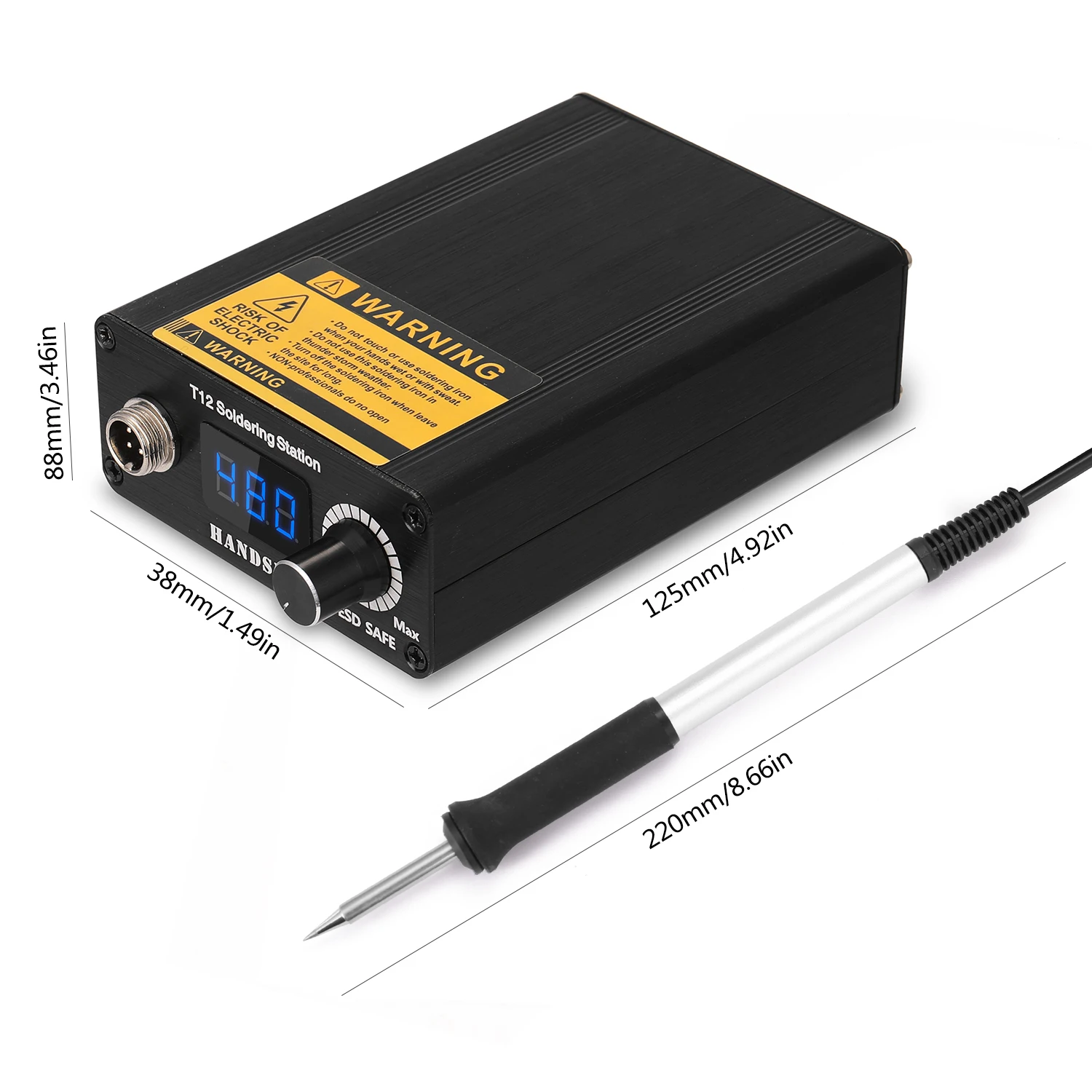 

New T12 Soldering Station Infrared Soldering Station Portable Bga Rework Station with Soldering Tips Welding Tools