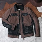 Скала DSM65 может поворачиваться, читая описание! Охотничье пальто в армейском стиле из натуральной коровьей замши M65, верхняя одежда, стильная куртка из воловьей кожи