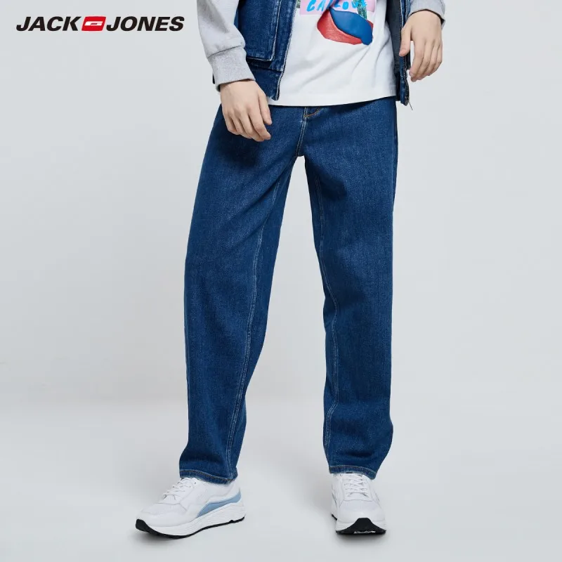 JackJones, мужские Мешковатые стильные джинсовые штаны, Модные свободные джинсы, банановый стиль, мужская одежда 219332535