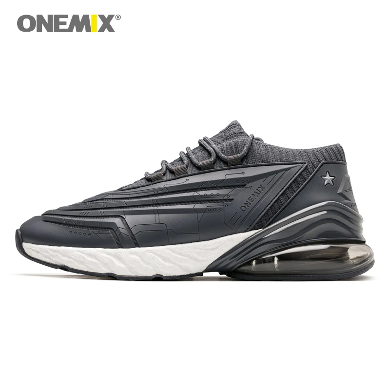 

ONEMIX Running Shoes Men Shock Trainers Air Cushion Energy Sneakers Midsole Anti-Skid Outdoor Jogging Breathable Sports Shoes