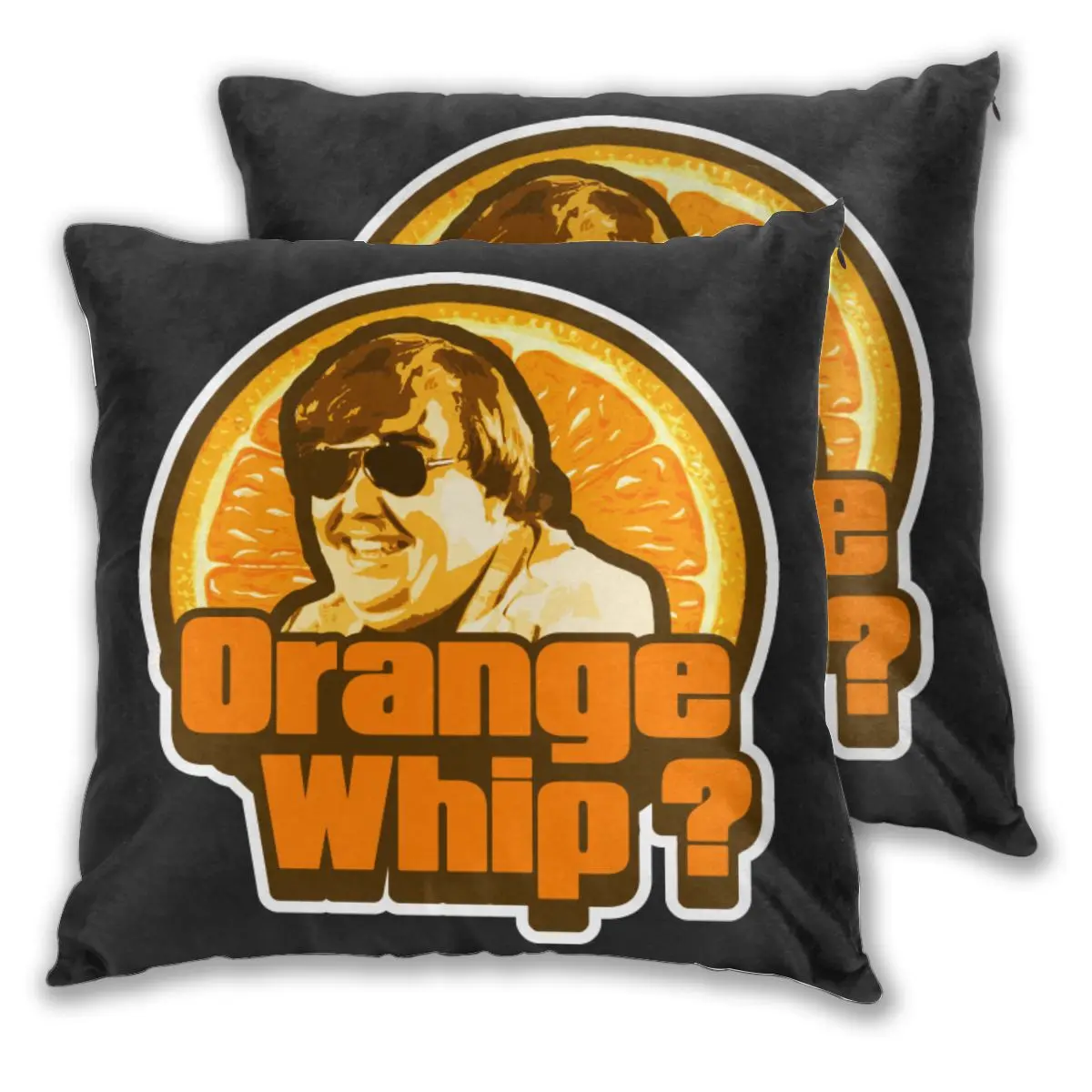 Чехол для подушки наволочка с оранжевым плетком декоративная подушка домашний