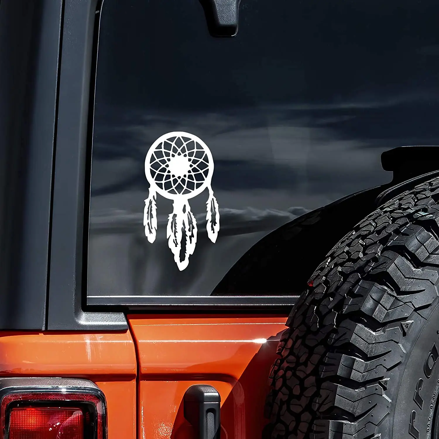 

Dreamcatcher Western Car or Truck Window or Laptop Decal Waterproof Car Sticker Car Window Body Decorative Stickers Accessories
