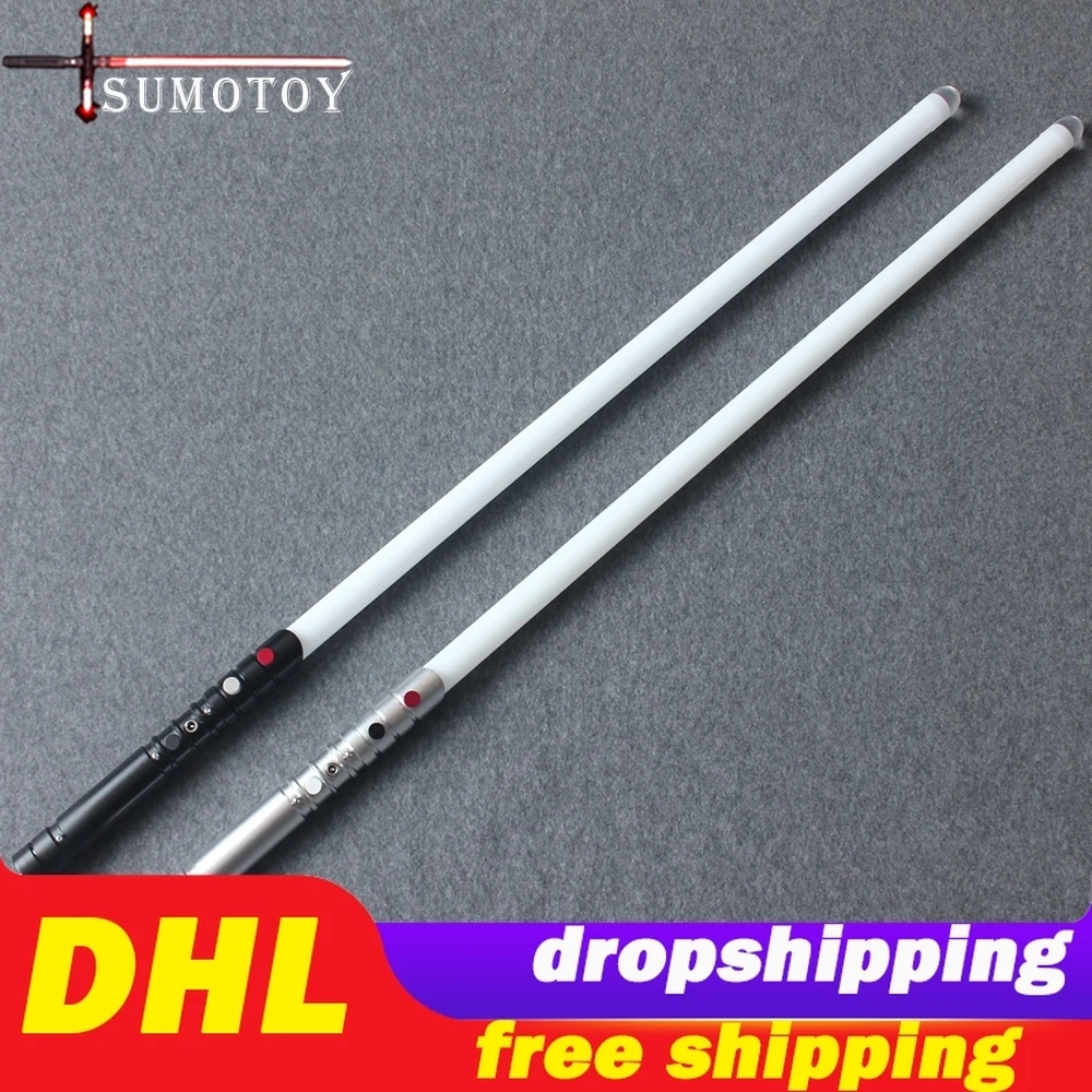 YDD PlUS световой меч светящиеся игрушки джедай Серебряная черная серия Скайуокер 100