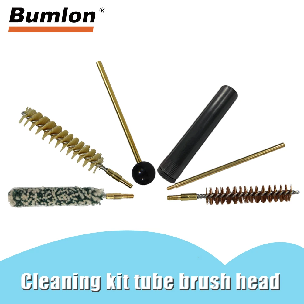 Carbon Cleaning Kit Tools Set Brushes For Cal.38/357/9mm with Durable Plastic Storage Case Hunting Airsoft Accesories RL37-0103 | Спорт и