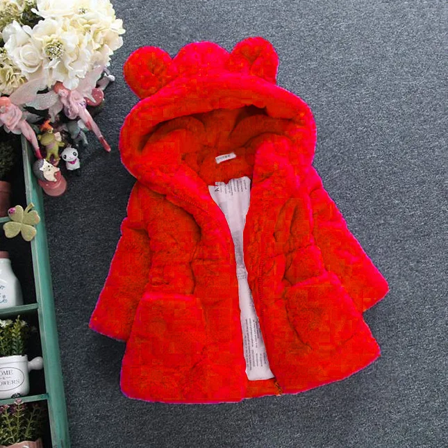 Одежда с капюшоном новинка детская теплая хлопковая куртка плотное пальто милое