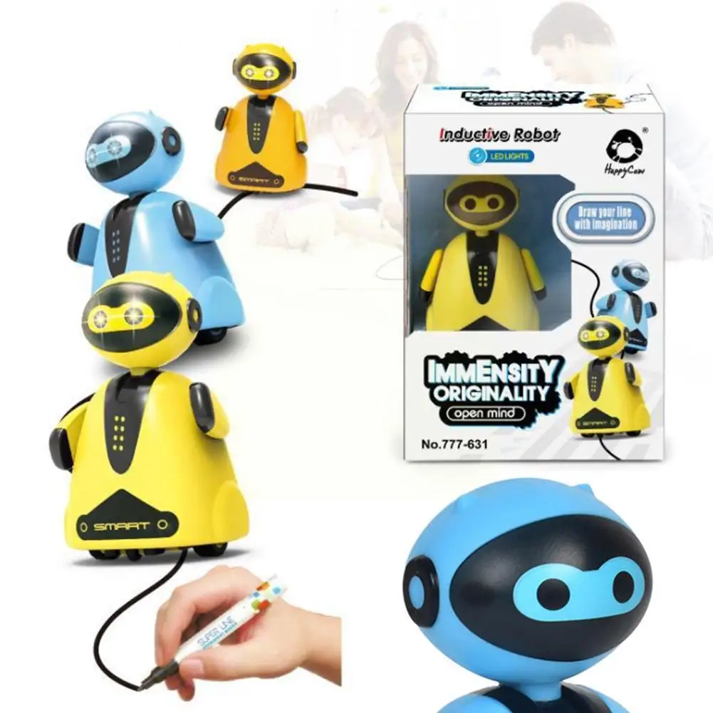

Scribing Induction Robot, Auto-sensing Road Car And Pen Toy Car C3W9