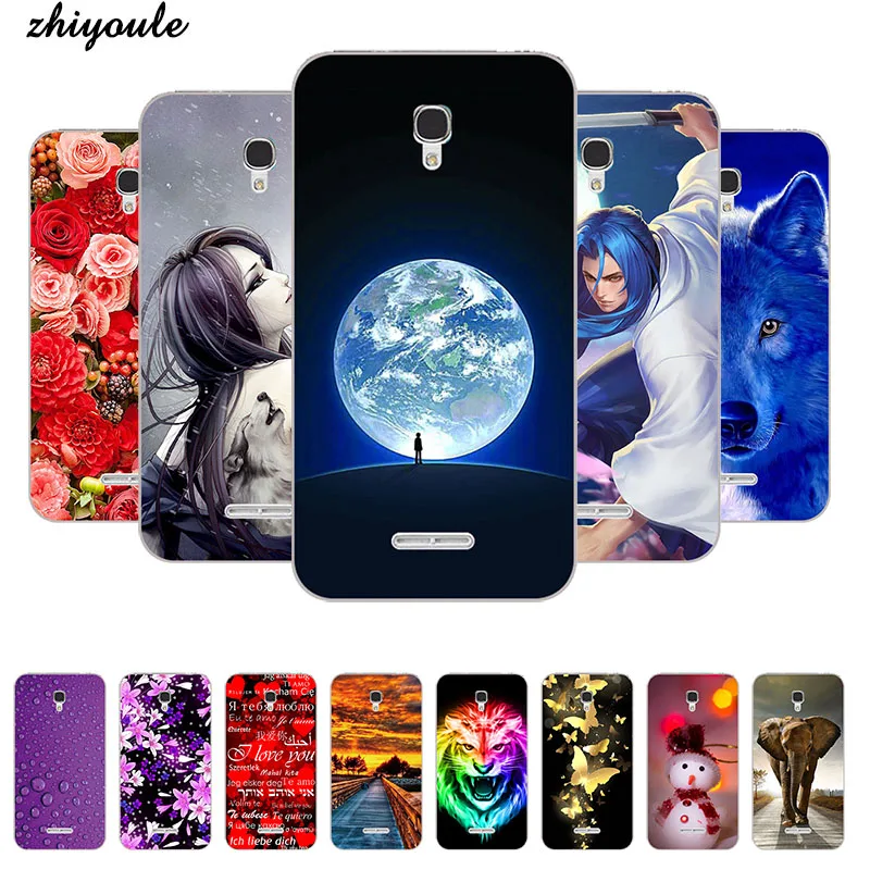 Роскошный силиконовый мягкий чехол из ТПУ для Alcatel One Touch Pop Star 4G 5070 5070X 5070D