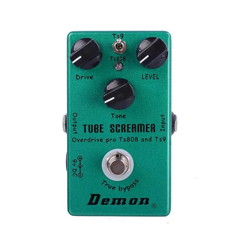 MOSKY Demon TS808 трубчатый стягиватель Overdrive Pro винтажная педаль эффектов для