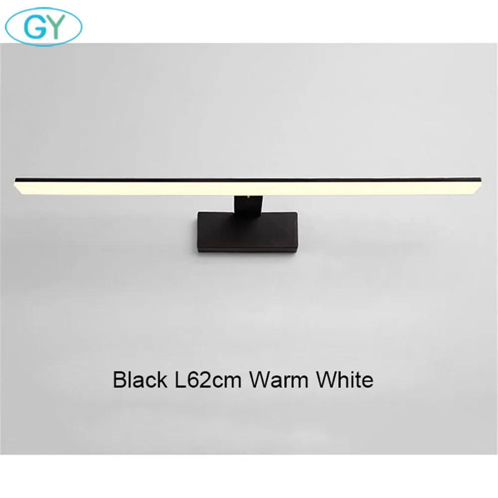 Black White New Slim Design LED Wall Lamps For Cabinet Bathroom Bedside Modern Mirror Front Light Lights AC220V 110V | Лампы и