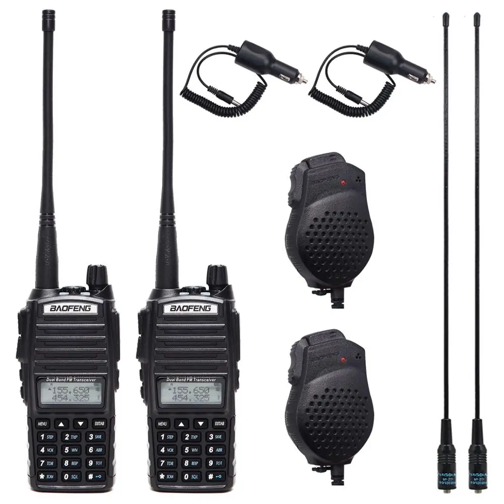 Портативная рация Baofeng UV 82 радиостанция 5 Вт Любительская двойная PTT