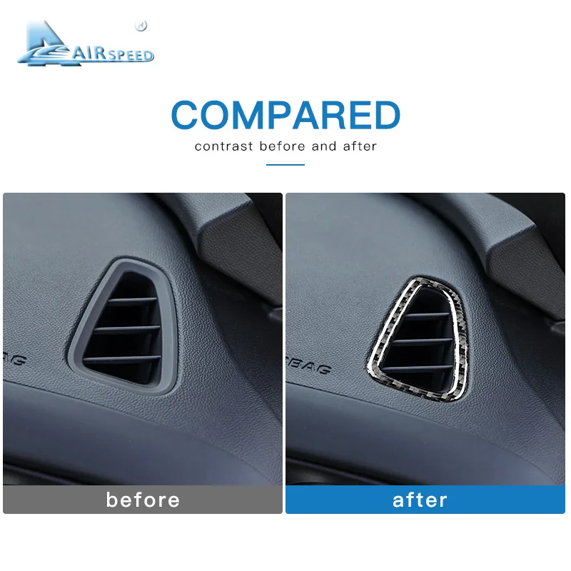 AIRSPEED для Шевроле Камаро 2016 2017 2018 2019 аксессуары наклейка из углеродного волокна