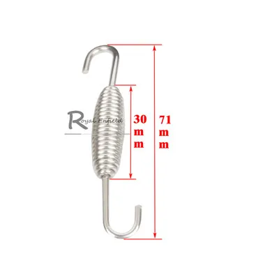 Steel 1 Spring Карабин съемник инструмент резиновые пружины крюк аксессуары для мотоциклов и запчасти t-ручка крюк для монтажа тормозных пружин мотоцикл для Kart велосипед ATv - Цвет: Steel 1 Spring