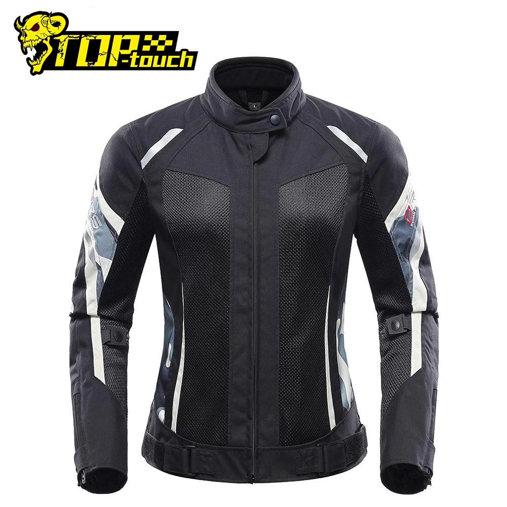 DUHAN мотоциклетная куртка Женская дышащая летняя Chaqueta и мотоциклетные штаны