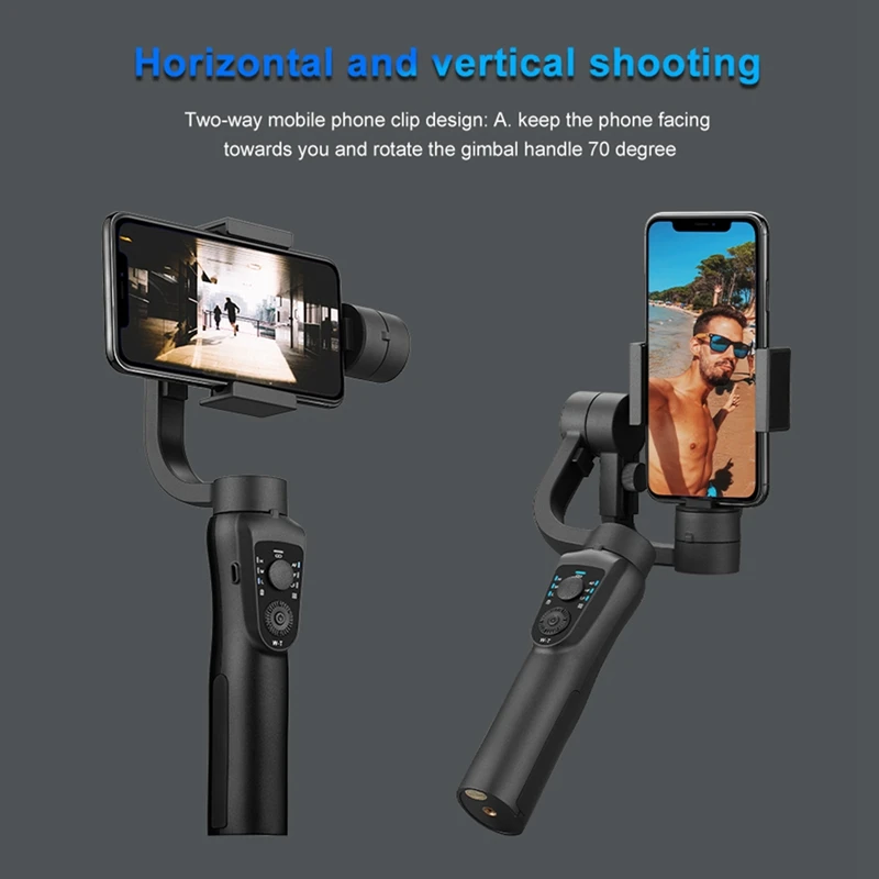 

S5B 3 Axis Bluetooth Handheld Gimbal Stabilizer Cellphone Video Record Smartphone Gimbal for Smartphone Action Camera