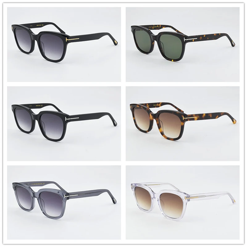 2021 hot frame designer sunglasses square sun glasses lens men gafas de mujer brand glasses uv 400 oculos de sol glasses tf5537 free global shipping