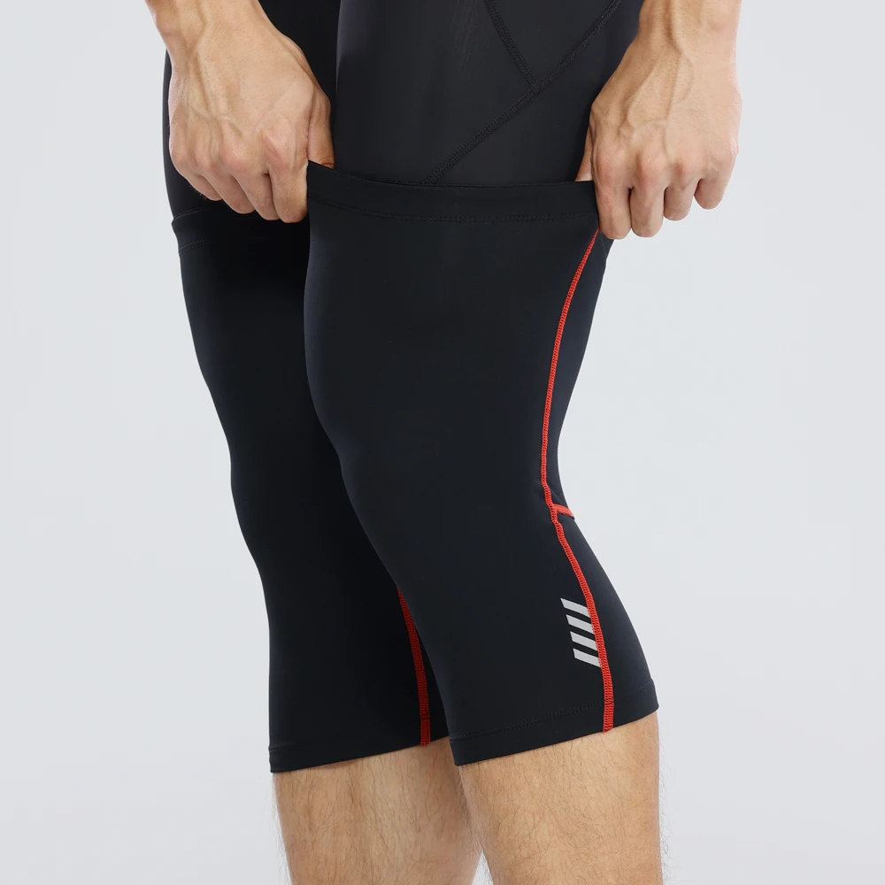 Велосипедные наколенники Santic новые зимние ветрозащитные велосипедные