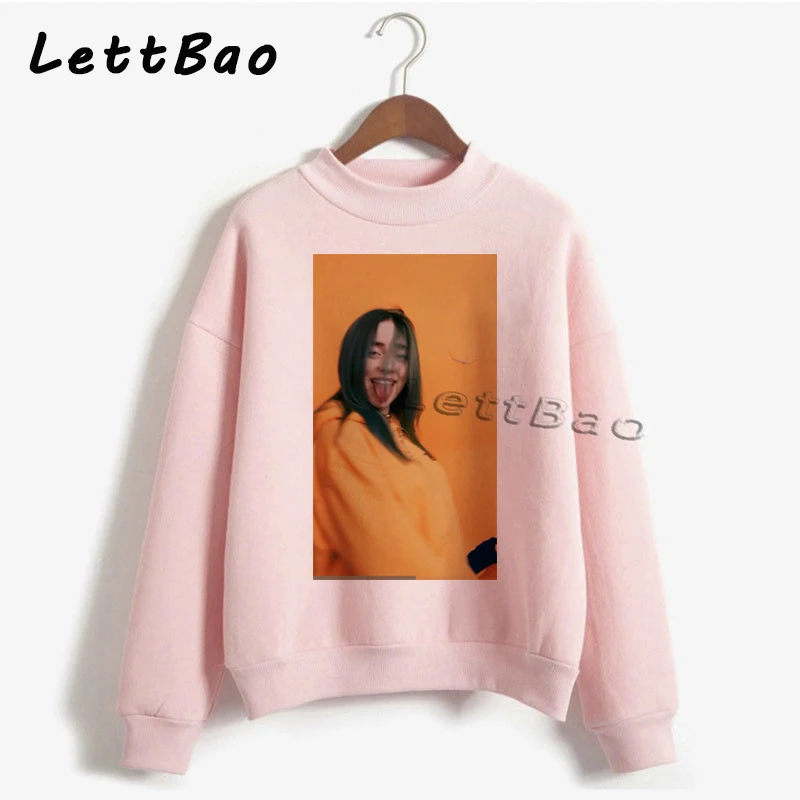 Billie Eilish толстовки свитер уличная Эстетическая Готическая Moletom Feminino Ullzang Harajuku на заказ Женская толстовка Femme 90s