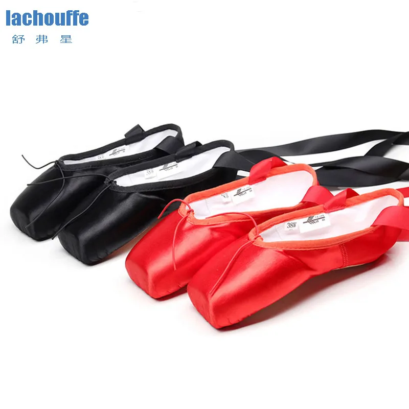 

Танцевальные туфли для взрослых, с лентой, для девочек, с пятнистым верхом, красные женские туфли-балерины, танцевальные туфли на Плоском Ка...