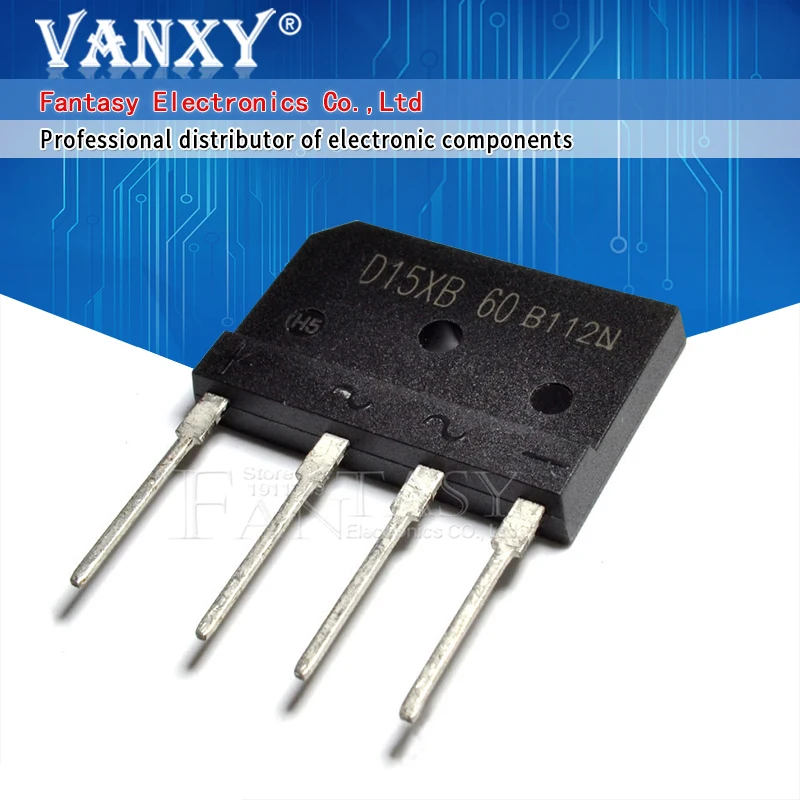 Мостовой выпрямитель ZIP-4 D15XB 60, D15XB60, D15XB80, D15XB 80, 5 шт.