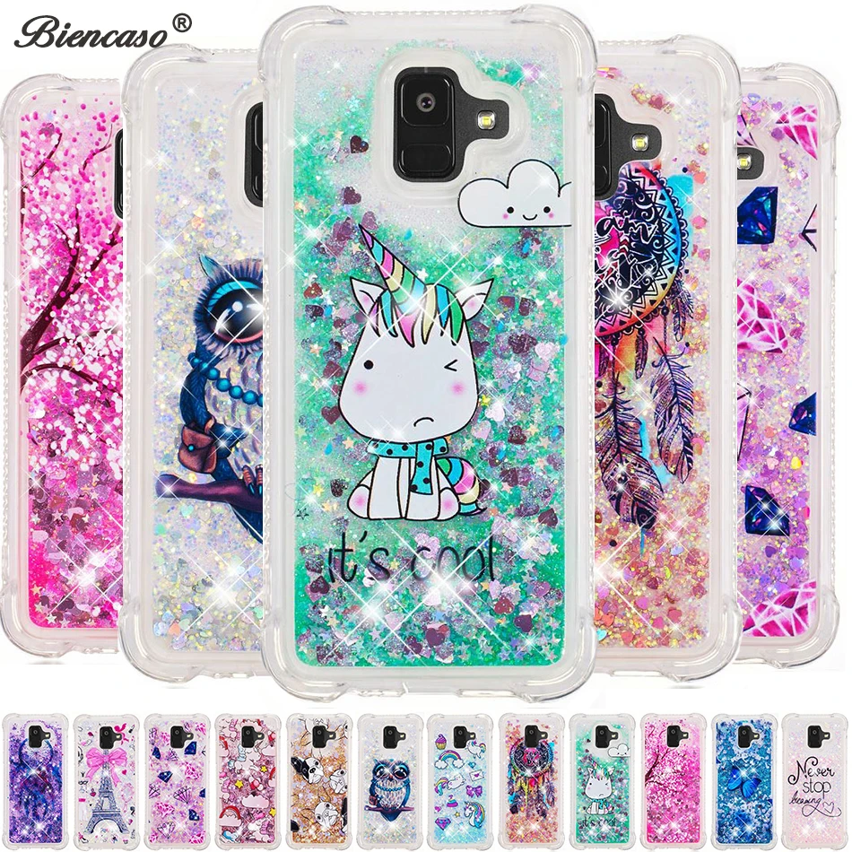 Чехол с жидким песком для Samsung Galaxy A10 A20 A30 A50 A70 A40S M10 M20 M30 A6 A7 S20 J4 J6 Plus J2 Pro|Бамперы| |