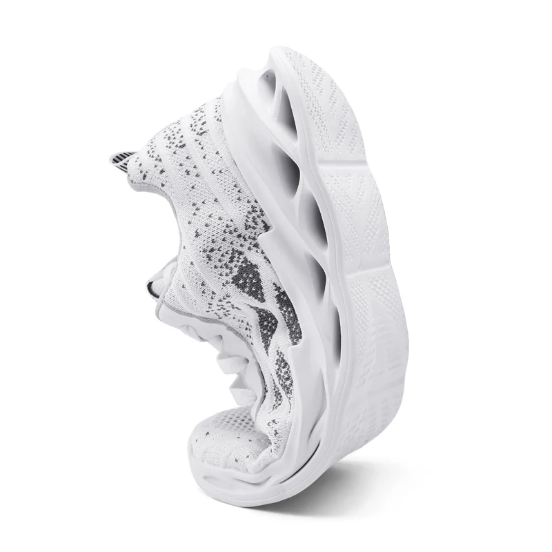 JIEMIAO Fashion Men Sneakers Comfortable Breathable Sport Shoes Outdoor Non-slip Wear-resistant Casual Running Shoes Size 39-46