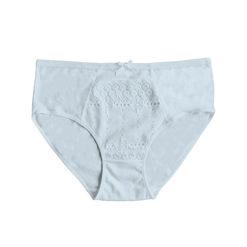 

Peacock Lace Plus Size Cotton Panties Girl Briefs Sexy Lingeries