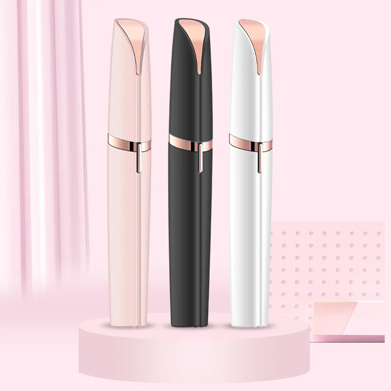 Онлайн знаменитостей Электрический с крышкой бритвы kou hong shi USB Платные брови полезный продукт для женщин начинающих триммер бровей