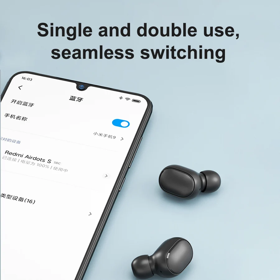 Xiaomi Redmi AirDots S True беспроводные TWS наушники Bluetooth 5 0 свободные левый и правый режим