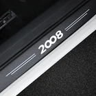 4 шт., задний порог автомобильной двери для Peugeot 2008 2014 2015 2016 2017 2018 2019 2020 Dkr Dvr Drl P24, аксессуары для настройки