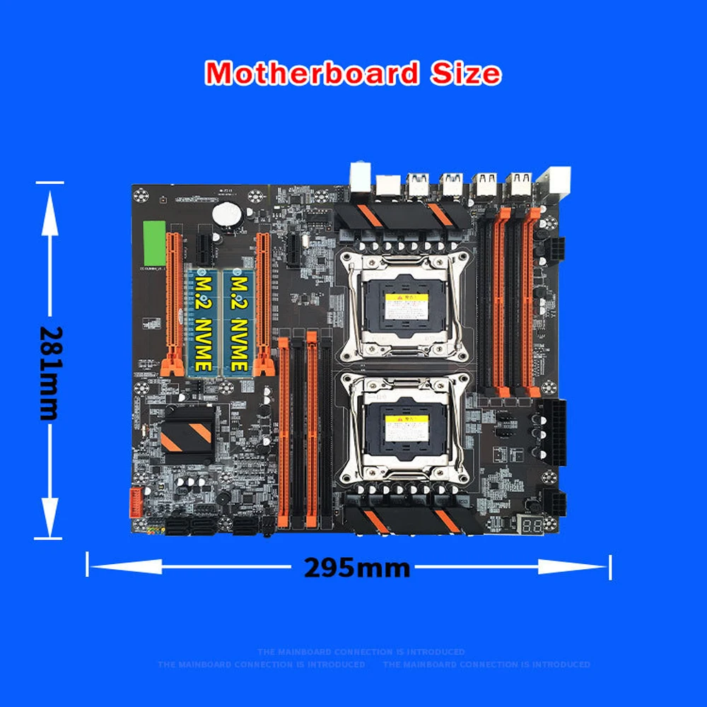 X99 CPU материнская плата Dual Xeon LGA 2011 V3 8 DIMM DDR4 2666/2400 МГц Ext ATX четырехканальная